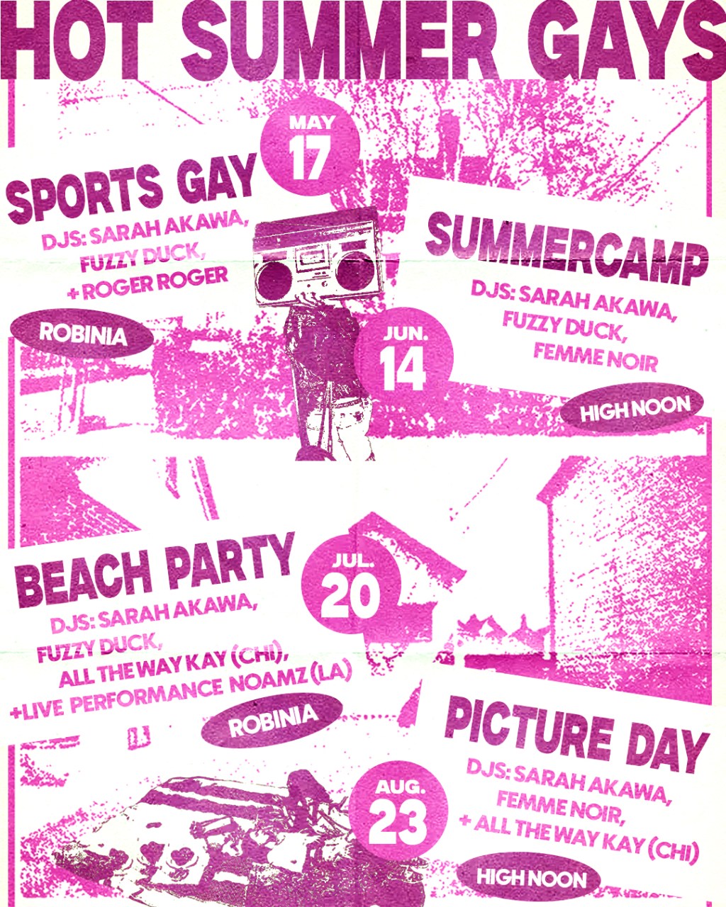 Hot Summer Gays 2024 Upcoming&nbsp;Dates