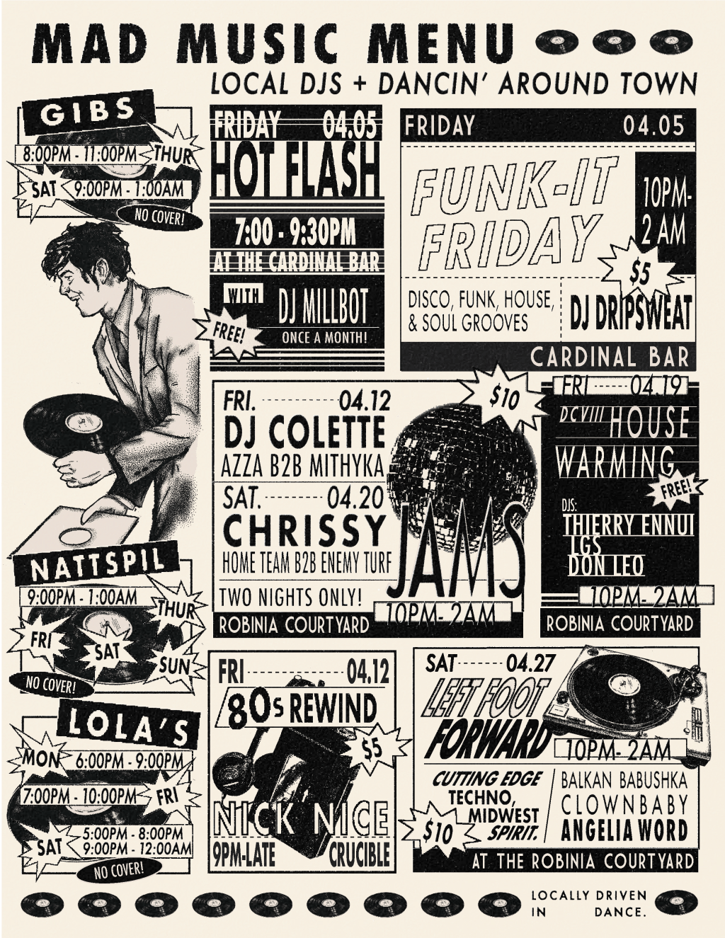 Mad Music Menu Madison Magazine&nbsp;Feature